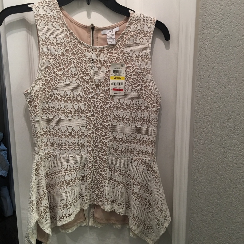 New bar III knitted sleeveless top